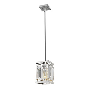 Mersesse - 1 Light Mini Pendant in Metropolitan Style - 6.5 Inches Wide by 8.5 Inches High - 623974
