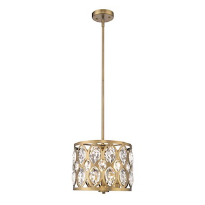 Dealey - 3 Light Chandelier in Metropolitan Style - 12 Inches Wide by 9 Inches High - 1222990