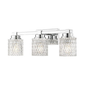 Jacqueline - 3 Light Bath Vanity-7.75 Inch Tall and 22.75 Inch Wide - 1397131