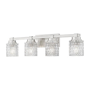 Jacqueline - 4 Light Bath Vanity-7.75 Inch Tall and 31.5 Inch Wide - 1397132