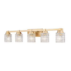 Jacqueline - 5 Light Bath Vanity-7.75 Inch Tall and 40.25 Inch Wide - 1397133