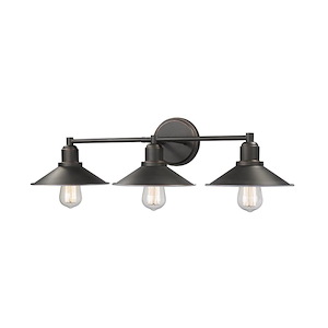 Casa - 3 Light Bath Vanity in Utilitarian Style - 27 Inches Wide by 9.75 Inches High - 689169