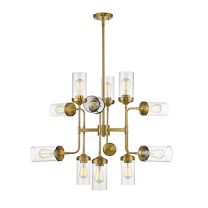 Calliope - 12 Light Pendant in Industrial Style - 36 Inches Wide by 27.75 Inches High - 689166