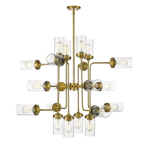 Calliope - 20 Light Pendant in Industrial Style - 42 Inches Wide by 34.75 Inches High - 689163