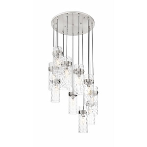 Fontaine - 11 Light Chandelier-15 Inch Tall and 26.25 Inch Wide - 1365428