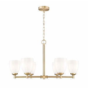 Oren  - 6 Light Chandelier-18.25 Inch Tall and 32 Inch Wide - 1374900