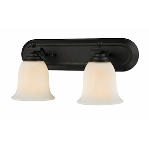 Lagoon - 2 Light Bath Vanity in Spanish Style - 18 Inches Wide by 8 Inches High - 383186