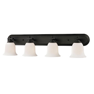 Lagoon - 4 Light Bath Vanity in Spanish Style - 36 Inches Wide by 8 Inches High - 383183