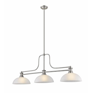 Melange - 3 Light Chandelier In Restoration Style-21 Inches Tall and 13.25 Inches Wide - 1223344