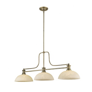 Melange - 3 Light Chandelier in Restoration Style - 13.25 Inches Wide by 21 Inches High - 1223009
