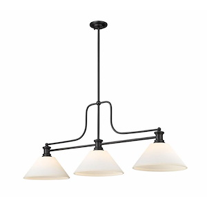 Melange - 3 Light Billiard-21 Inches Tall and 14 Inches Wide - 1283318