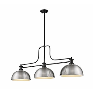 Melange - 3 Light Billiard-21 Inches Tall and 13.25 Inches Wide - 1283317