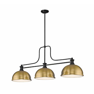 Melange - 3 Light Billiard-21 Inches Tall and 13.25 Inches Wide - 1283317
