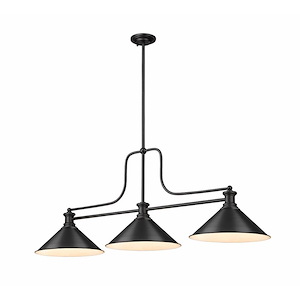 Melange - 3 Light Billiard-21 Inches Tall and 15 Inches Wide - 1283320