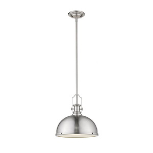 Melange - 1 Light Pendant in Restoration Style - 13.25 Inches Wide by 13 Inches High - 856852