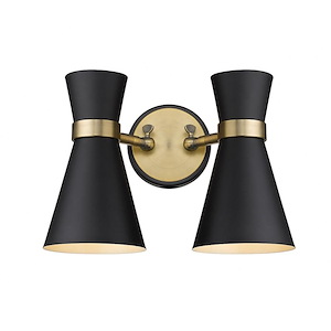 Soriano - 2 Light Wall Sconce in Period Inspired Style - 12 Inches Wide by 9.5 Inches High - 937952