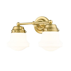 Vaughn - 2 Light Bath Vanity In Industrial Style-9.5 Inches Tall and 7.75 Inches Wide - 1325457