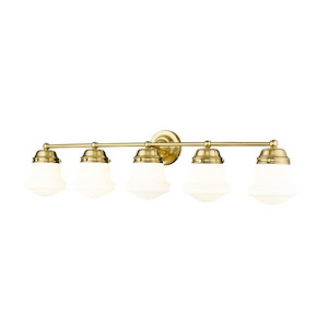 Vaughn - 5 Light Bath Vanity In Industrial Style-9.5 Inches Tall and 7.75 Inches Wide - 1325460