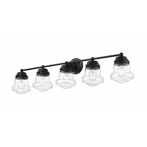 Vaughn - 5 Light Bath Vanity In Industrial Style-9.5 Inches Tall and 40.75 Inches Wide - 1288652