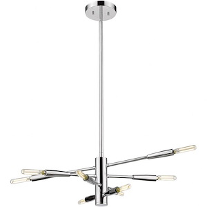 Ascension - 8 Light Chandelier In Architectural Style-8.5 Inches Tall and 16 Inches Wide - 1112998