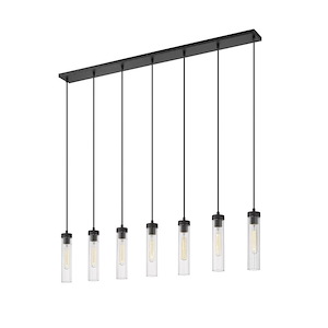 Beau - 7 Light Linear Chandelier-12.75 Inches Tall and 4.75 Inches Wide - 1332944