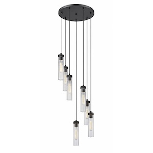 Beau - 7 Light Chandelier-12.75 Inches Tall and 18 Inches Wide - 1332945