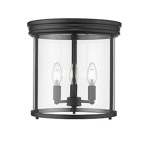 Thayer - 3 Light Flush Mount In Modern Style-13 Inches Tall and 13 Inches Wide - 1325470