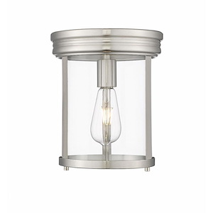 Thayer - 1 Light Flush Mount In Modern Style-11 Inches Tall and 9.25 Inches Wide - 1325471