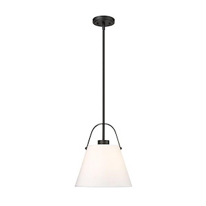 Z-Studio - 1 Light Pendant In Farmhouse Style-14 Inches Tall and 12.5 Inches Wide - 1298344