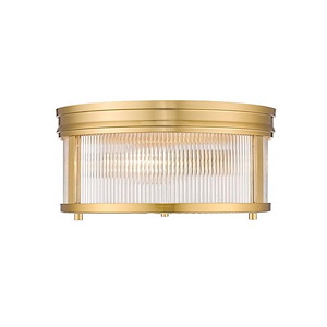Carnaby - 2 Light Flush Mount In Industrial Style-6.5 Inches Tall and 13 Inches Wide - 1325481