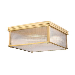 Carnaby - 4 Light Flush Mount In Industrial Style-8 Inches Tall and 18 Inches Wide - 1325484