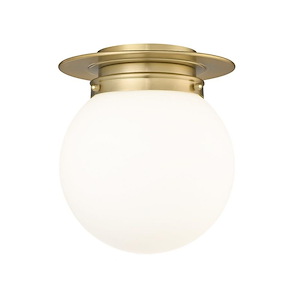 Calhoun - 1 Light Flush Mount In Traditional Style-10.5 Inches Tall and 9 Inches Wide - 1315967