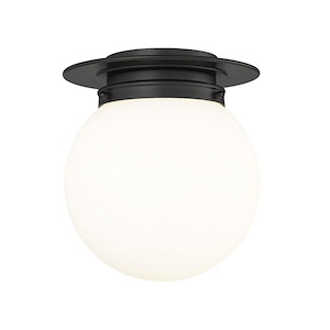 Calhoun - 1 Light Flush Mount In Traditional Style-10.5 Inches Tall and 9 Inches Wide - 1315967
