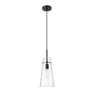 Kira - 1 Light Pendant In Industrial Style-13 Inches Tall and 6.5 Inches Wide - 1325494