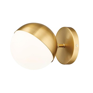 Realm Sphere - 1 Light Wall Sconce-6.25 Inch Tall and 6.25 Inch Wide - 1365440