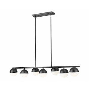 Realm Sphere - 7 Light Linear Chandelier-8.5 Inch Tall and 12 Inch Wide - 1365449
