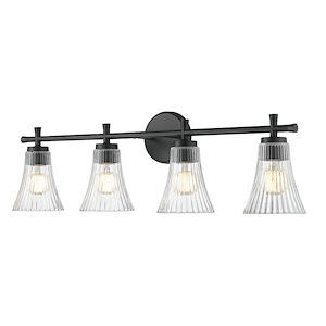 Belle  - 4 Light Bath Vanity-10 Inch Tall and 32 Inch Wide - 1374925