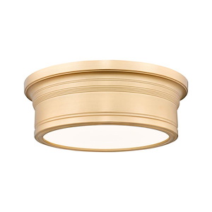 Bentley - 24W 1 LED Flush Mount-4 Inch Tall and 12 Inch Wide - 1397146