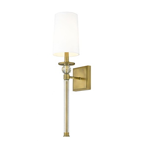 Mia - 1 Light Wall Sconce In Traditional Style-25 Inches Tall and 5.5 Inches Wide - 1113119