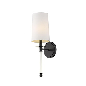 Mila - 1 Light Wall Sconce in Classical Style - 5.5 Inches Wide by 19.5 Inches High - 937919