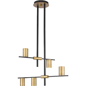 Calumet - 5 Light Chandelier In Architectural Style-16.5 Inches Tall and 18 Inches Wide - 1113060