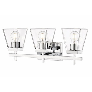 Lauren - 3 Light Bath Vanity In Traditional Style-8.5 Inches Tall and 22 Inches Wide - 1283335