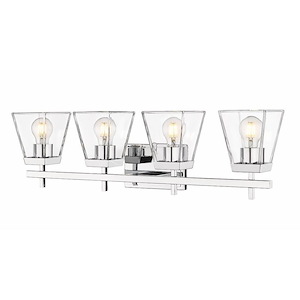 Lauren - 4 Light Bath Vanity In Traditional Style-8.5 Inches Tall and 30.5 Inches Wide - 1283336