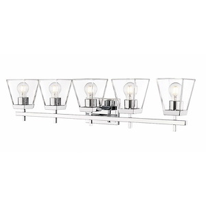 Lauren - 5 Light Bath Vanity In Traditional Style-8.5 Inches Tall and 39 Inches Wide - 1283337