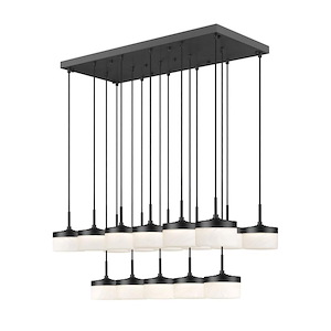 Renaud - 18W 17 LED Linear Chandelier-5 Inch Tall and 46.75 Inch Length - 1397153