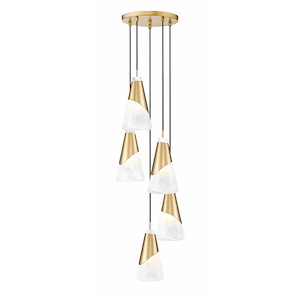 Aimie  - 5 Light Chandelier-13.25 Inch Tall and 12 Inch Wide - 1374930