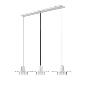 Ludo - 18W 3 LED Linear Chandelier-6.5 Inch Tall and 52 Inch Length - 1397163