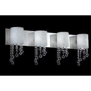 Jewel - 4 Light Bath Vanity in Metropolitan Style - 30.75 Inches Wide by 11 Inches High - 383148