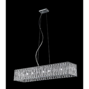 Terra - 9 Light Island/Billiard in Metropolitan Style - 9.75 Inches Wide by 7.75 Inches High - 383143