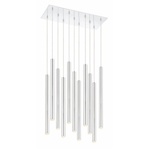 Forest - 70W 14 LED Island/Billiard in Modern Style - 16 Inches Wide by 24 Inches High - 1222848